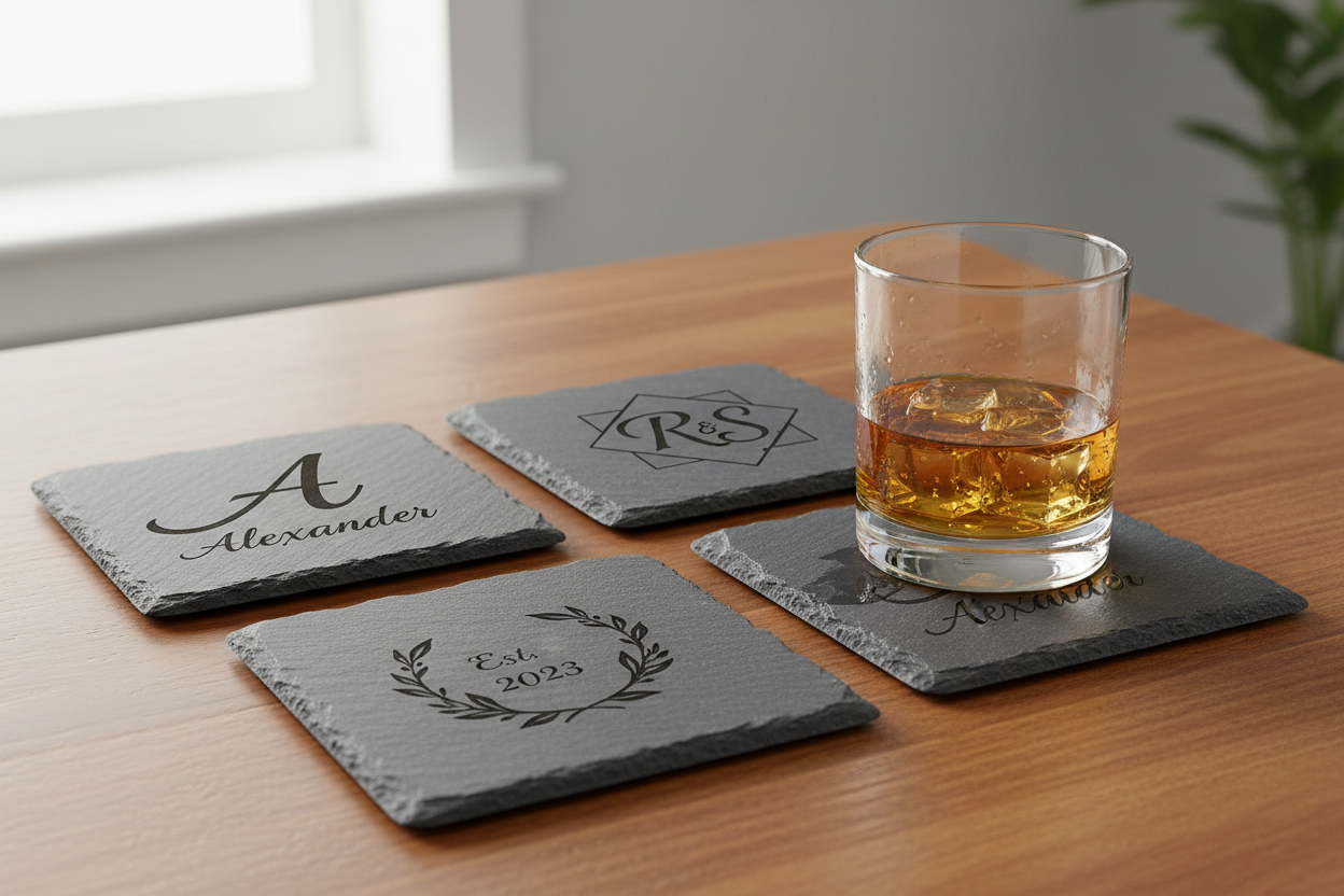 Personalized Slate Coasters